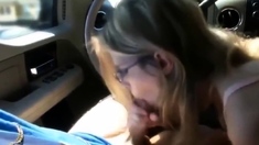 Blowjob in the car