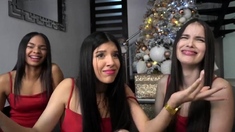 Venezolanacute and Camilitasu christmas camshow