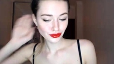 Horny Webcam Babe Solo Masturbation