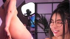 Japanese teen uses toys to pleasure pussy