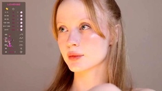 Curly Blonde Teen Records Solo Dildo Masturbation More at