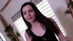 Ember is here to show ass and suck dick on camera