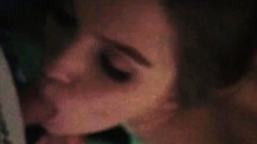Hot amateur teen blowjob and facial HD video