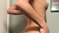 Hot amateur teen butt plug solo play