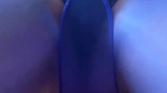 Stacked brunette goes solo toys and masturbation