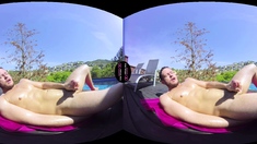 Solo masturbation and gay climax