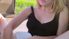 Curly Blonde Teen Records Solo Dildo Masturbation More at