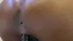 Fetish Slut In Stockings Gapes Her Ass Using Toy