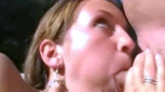 Homemade amateur blonde blowjob