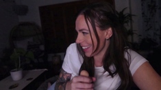 Amateur Webcam Teen Flashes Masturbates