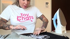 Joanna Angel Talks Dirty and Preps Topless for the Pornhub