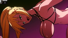 Strapon hard sex between busty lesbians fill their anal