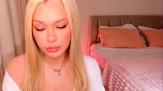 Blonde teen Sierras first erotic masturbation video