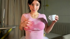 Hot redhead amateur teen girl riding and jerking boyfriend