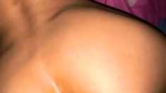 Straight amateurs wank and toy ass play