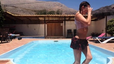 Brunette Solo Webcam Masturbation
