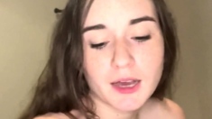 Small Titted Brunette Amateur Anal Nailed At Home