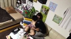 Japanese teen on voyeur cam