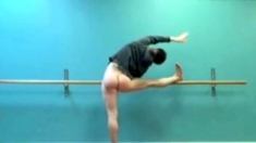 Male ballet practice (without tights!)