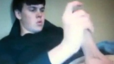 chubby young guy with huge cock on cam