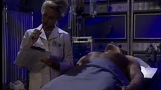 Horny Blonde Doctor Gives Her Patient A Daring Sexual Treament