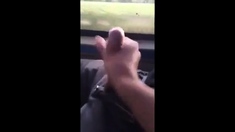 playing with big dick in bus