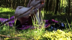 public fuck in the forest cruising bareback